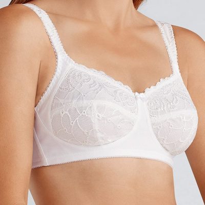 Sutien medical alb cu buzunare pentru proteza, Carmen Sutien medical alb cu buzunare pentru proteza, Carmen