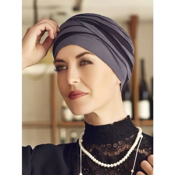 Turban medical Shanti elegant pentru scalp sensibil Turban medical Shanti elegant pentru scalp sensibil