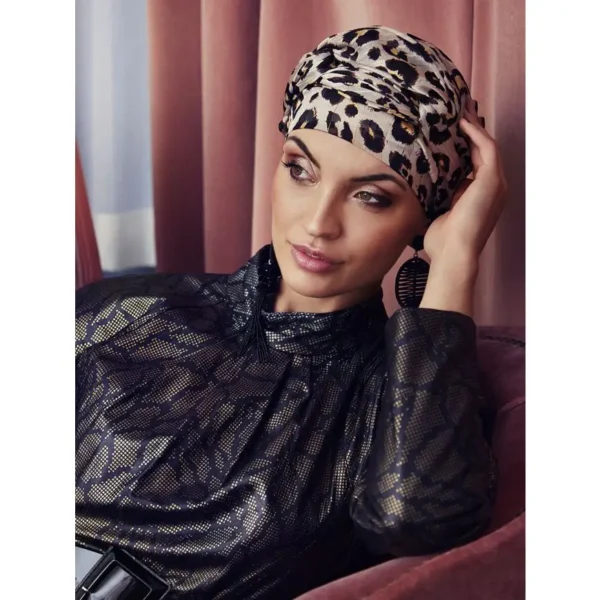 Turban Amber medical & fashion cu bentiță, concept Mix & Match Turban Amber medical & fashion cu bentiță, concept Mix & Match
