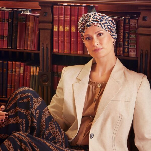 Turban 1008 HocLotus – Endless Shapes Of Blue Turban 1008 HocLotus – Endless Shapes Of Blue