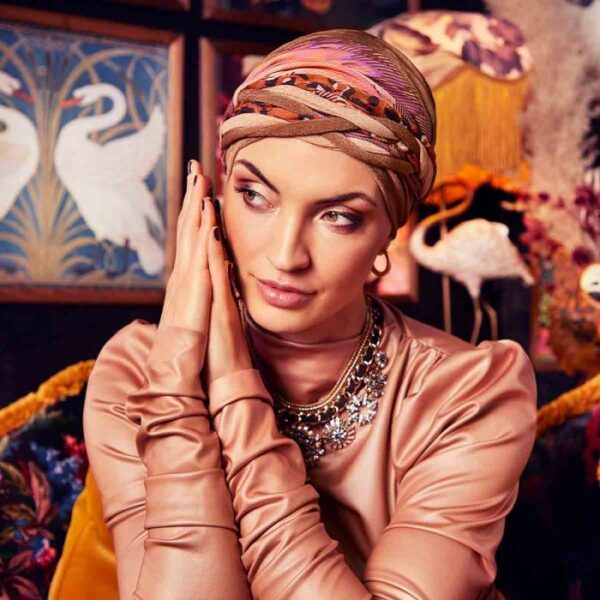 Set Turban 3032 HocScarlett – Caramel & Bohemian Mix Set Turban 3032 HocScarlett – Caramel & Bohemian Mix